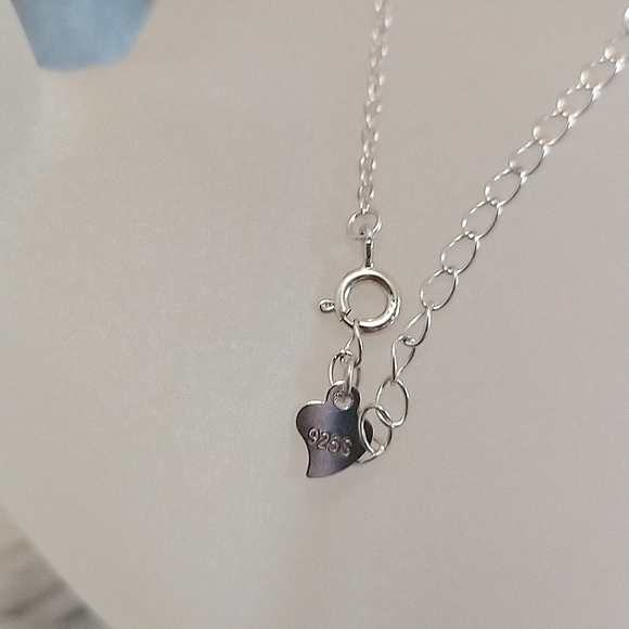 2/$30💕 BNWT Charmed Aroma Adjustable Sterling Silver Necklace - Picture 5 of 6
